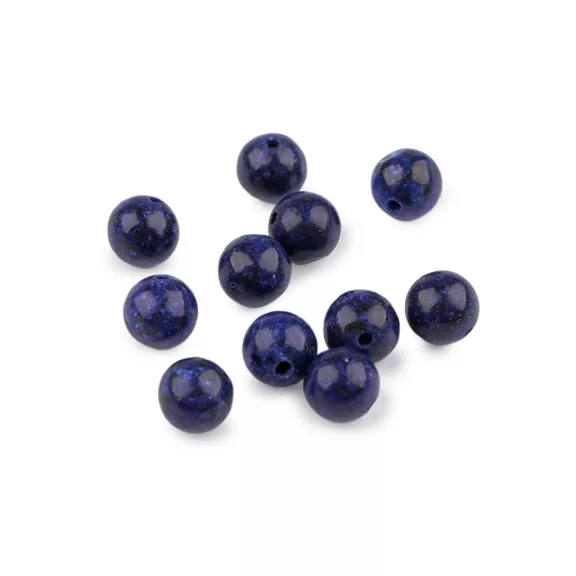Lapis lazuli ásványgyöngy Ø8 mm - lapis lazuli (12 db-os csomagolás) Lapis lazuli ásványgyöngy Ø8 mm - lapis lazuli (12 db-os csomagolás)