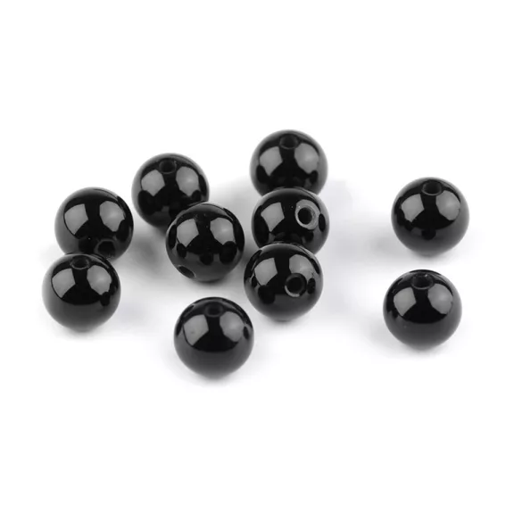 Onyx ásványgyöngy szintetikus Ø6 mm - onyx (62 db-os csomagolás) Onyx ásványgyöngy szintetikus Ø6 mm - onyx (62 db-os csomagolás)