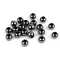 Műanyag gyöngyök Metalic nagy lyukkal 8x10 mm - 4 antracit (1200 db-os csomagolás)