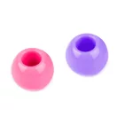 Műanyag gyöngyök nagy lyukkal 8x10 mm pasztel készlet - mix (50 db-os csomagolás) Műanyag gyöngyök nagy lyukkal 8x10 mm pasztel készlet - mix (50 db-os csomagolás)