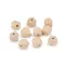 Fagyöngyök nem lakkozottak 15x15 mm - természeti (50 db-os csomagolás)