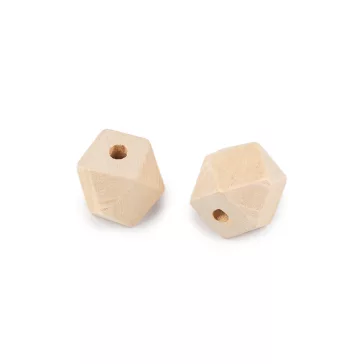  Fagyöngyök nem lakkozottak 15x15 mm - természeti (200 db-os csomagolás)