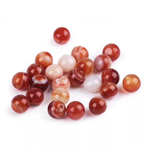Achát piros ásványgyöngy szintetikus piros Ø8 mm - achát piros (48 db-os csomagolás) Achát piros ásványgyöngy szintetikus piros Ø8 mm - achát piros (48 db-os csomagolás)
