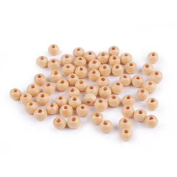   Fagyöngyök Ø6 mm - 1 természetes világos (100 g-os csomagolás)