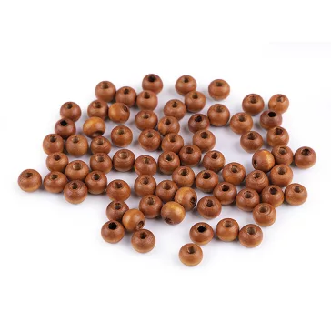Fagyöngyök Ø6 mm - 2 világosbarna (100 g-os csomagolás)