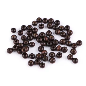 Fagyöngyök Ø6 mm - 3 sötétbarna (500 g-os csomagolás)