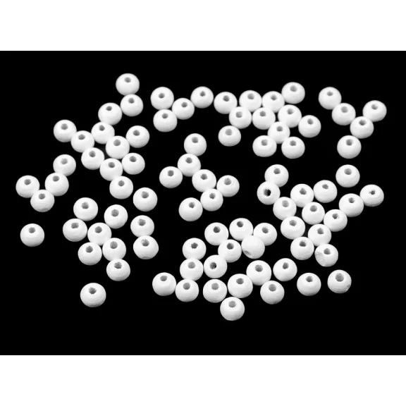 Fagyöngyök Ø5-6 mm - 6 fehér (500 g-os csomagolás) Fagyöngyök Ø5-6 mm - 6 fehér (500 g-os csomagolás)