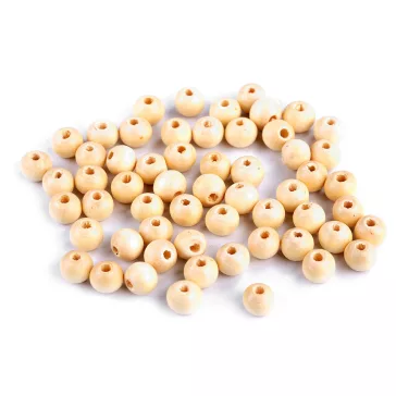   Fagyöngyök Ø8 mm - 1 természetes világos (100 g-os csomagolás)