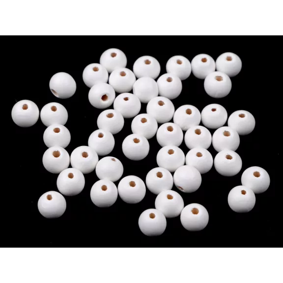Fagyöngyök Ø10 mm - 6 fehér (1000 g-os csomagolás) Fagyöngyök Ø10 mm - 6 fehér (1000 g-os csomagolás)