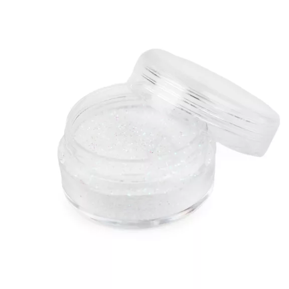 Csillámpor tégelyben 2 g - 1 fehér (12 db-os csomagolás) Csillámpor tégelyben 2 g - 1 fehér (12 db-os csomagolás)