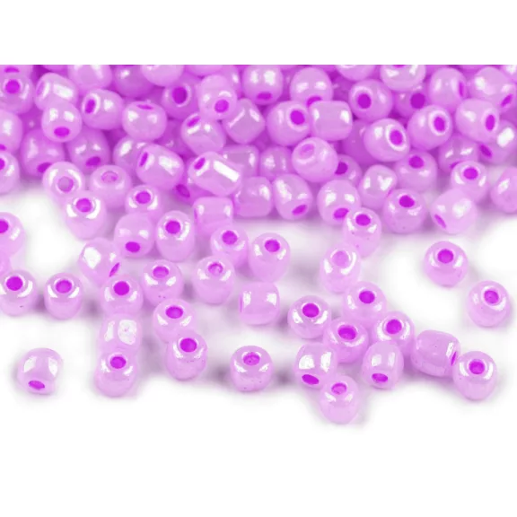 Kásagyöngy 6/0 - 4,5 mm gyöngyházas, nem átlátszó - 150 lila (250 g-os csomagolás) Kásagyöngy 6/0 - 4,5 mm gyöngyházas, nem átlátszó - 150 lila (250 g-os csomagolás)