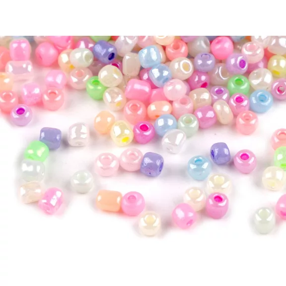 Kásagyöngy 6/0 - 4,5 mm gyöngyházas, nem átlátszó - 141M multicolor (50 g-os csomagolás) Kásagyöngy 6/0 - 4,5 mm gyöngyházas, nem átlátszó - 141M multicolor (50 g-os csomagolás)