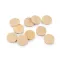 Nem lakkozott fa gyöngyök Ø20 mm - természetes világos (50 db-os csomagolás)