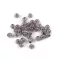 Műanyag gyöngyök repedezett Ø8 mm - 15 (2) szürke (30 g-os csomagolás)