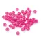 Műanyag gyöngyök repedezett Ø8 mm - 34 (35) fukszia (pink) (500 g-os csomagolás)
