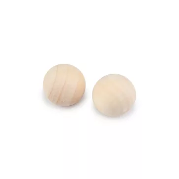   Fagolyó furat nélkül Ø20 mm - természetes világos (20 db-os csomagolás)