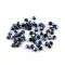 Csiszolt üveggyöngy tűzgyöngy 3 mm - 8 23980/28701 fekete AB (5 g-os csomagolás)