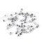 Csiszolt üveggyöngy tűzgyöngy 3 mm - 15 00030/27001 ezüst (5 g-os csomagolás)