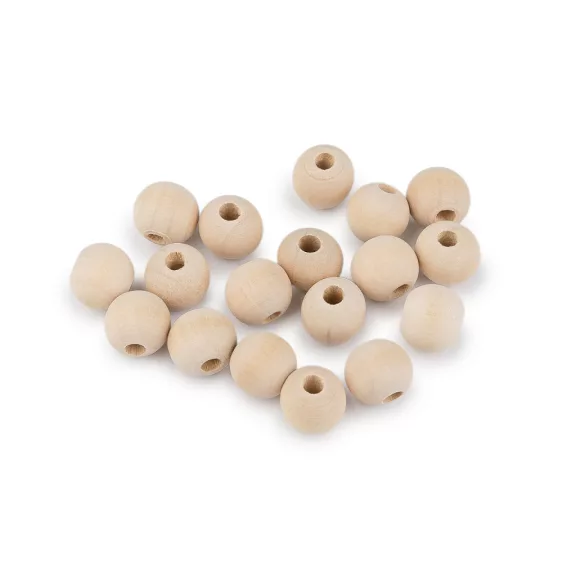 Fagyöngyök Ø14 mm nem lakkozottak - természetes világos (200 db-os csomagolás) Fagyöngyök Ø14 mm nem lakkozottak - természetes világos (200 db-os csomagolás)