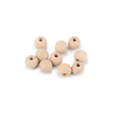   Fagyöngyök Ø14 mm nem lakkozottak - természetes világos (400 db-os csomagolás)
