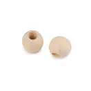 Nem lakkozott fa gyöngyök Ø18 mm - természetes világos (400 db-os csomagolás) Nem lakkozott fa gyöngyök Ø18 mm - természetes világos (400 db-os csomagolás)