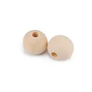 Fa gyöngyök nem lakkozott Ø20 mm - természetes világos (50 db-os csomagolás) Fa gyöngyök nem lakkozott Ø20 mm - természetes világos (50 db-os csomagolás)
