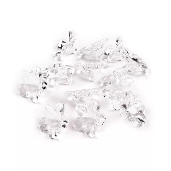 Műanyag gyöngyök csengő / szoknya 7x12 mm - 5 Transparent (20 g-os csomagolás) Műanyag gyöngyök csengő / szoknya 7x12 mm - 5 Transparent (20 g-os csomagolás)