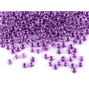   Kásagyöngy 8/0 - 3 mm élénk színek - 2212 lila (450 g-os csomagolás)