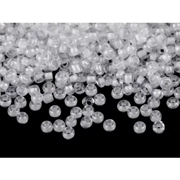   Kásagyöngy 8/0 - 3 mm élénk színek - 2201 fehér (450 g-os csomagolás)
