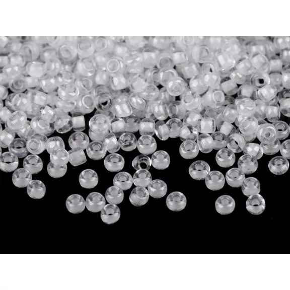 Kásagyöngy 8/0 - 3 mm élénk színek - 2201 fehér (450 g-os csomagolás) Kásagyöngy 8/0 - 3 mm élénk színek - 2201 fehér (450 g-os csomagolás)