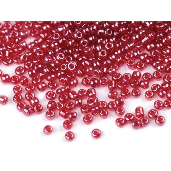 Kásagyöngy 8/0 - 3 mm élénk színek - 2225 piros dunkel (1350 g-os csomagolás) Kásagyöngy 8/0 - 3 mm élénk színek - 2225 piros dunkel (1350 g-os csomagolás)