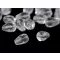Üveg gyöngyök csiszolt könnycseppekkel 7x10 mm - 1 crystal (20 g-os csomagolás)