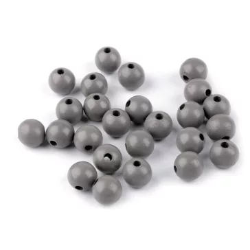   Fa gyöngy Ø14 mm - 6 (Ø14 mm) vil szürkéskék (20 g-os csomagolás)