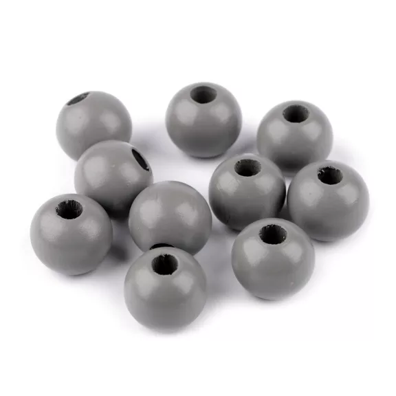 Fa gyöngy Ø25 mm - 6 vil szürkéskék (10 db-os csomagolás) Fa gyöngy Ø25 mm - 6 vil szürkéskék (10 db-os csomagolás)