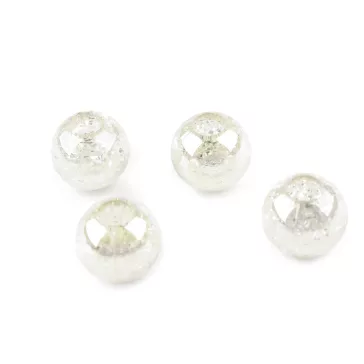   Műanyag gyöngyök AB hatással Ø20 mm - 1 (T01) Transparent (4 db-os csomagolás)