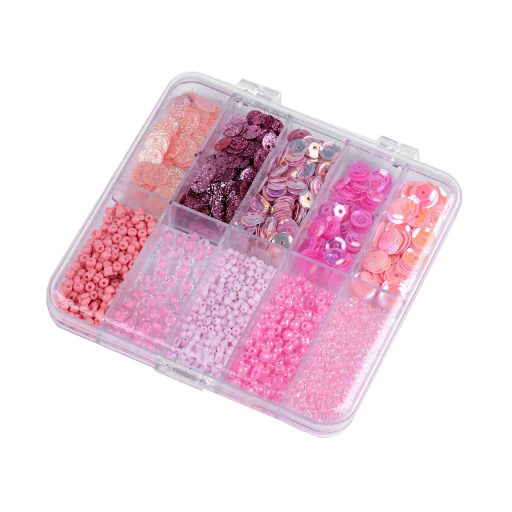 Gyöngy készlet műanyag dobozban