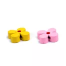 Fa gyöngyök / virágok Ø15 mm - mix (50 g-os csomagolás) Fa gyöngyök / virágok Ø15 mm - mix (50 g-os csomagolás)