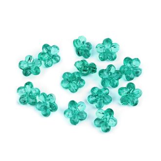 Műanyag gomb / virág gyöngyök Ø12 mm