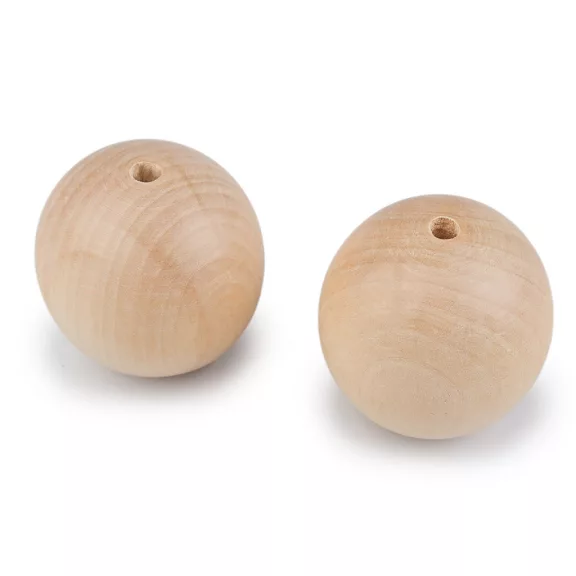 Nagy fagyöngy, fagolyó natúr Ø50 mm - természetes világos (2 db-os csomagolás) Nagy fagyöngy, fagolyó natúr Ø50 mm - természetes világos (2 db-os csomagolás)