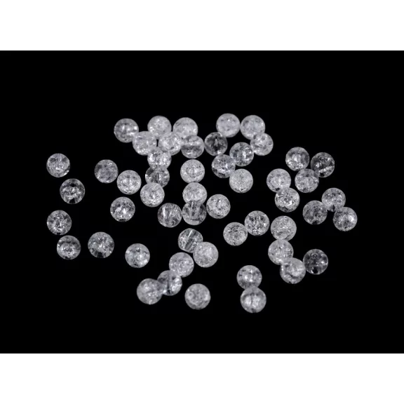 Roppantott kristály szintetikus ásványgyöngy Ø4 mm - 1 kristály (94 db-os csomagolás) Roppantott kristály szintetikus ásványgyöngy Ø4 mm - 1 kristály (94 db-os csomagolás)