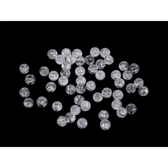 Roppantott kristály szintetikus műásvány gyöngy Ø4 mm - 1 kristály (47 db-os csomagolás) Roppantott kristály szintetikus műásvány gyöngy Ø4 mm - 1 kristály (47 db-os csomagolás)