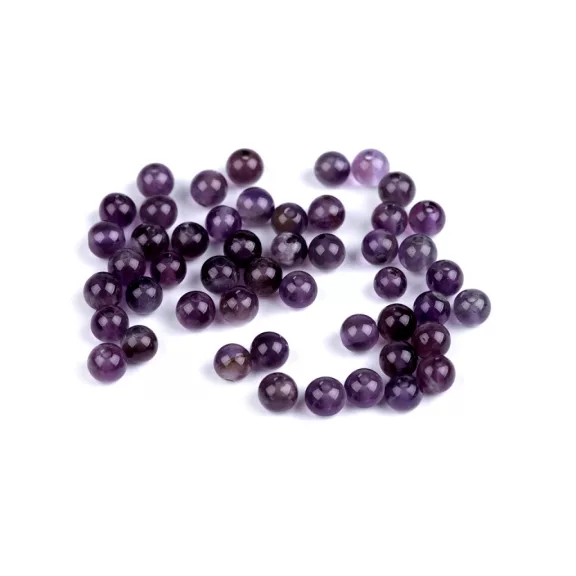 Ametiszt ásványgyöngy Ø4 mm - ametiszt (41 db-os csomagolás) Ametiszt ásványgyöngy Ø4 mm - ametiszt (41 db-os csomagolás)