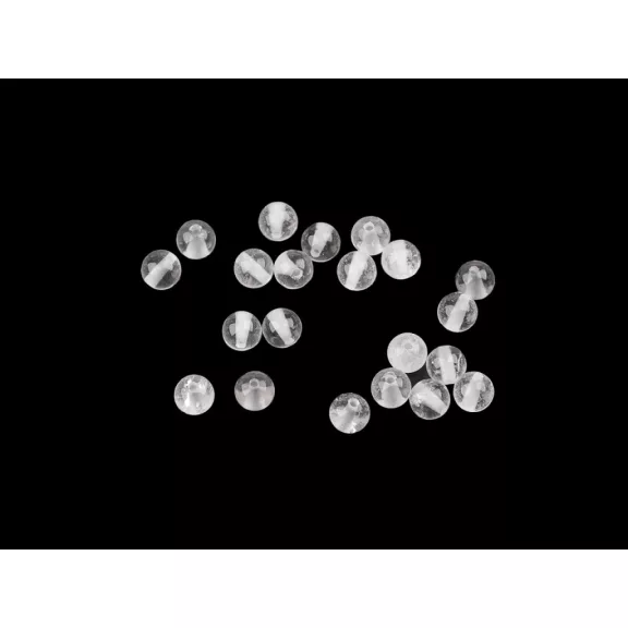 Kristály ásványgyöngyök Ø4 mm - kristály (50 db-os csomagolás) Kristály ásványgyöngyök Ø4 mm - kristály (50 db-os csomagolás)