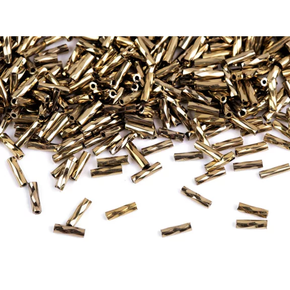 Rokajl csavart szalmagyöngy 6 mm pálcika - M-222T rézsárga (50 g-os csomagolás) Rokajl csavart szalmagyöngy 6 mm pálcika - M-222T rézsárga (50 g-os csomagolás)