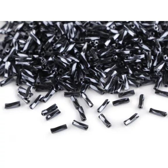 Rokajl csavart szalmagyöngy 6 mm pálcika - M-129T antracit (900 g-os csomagolás) Rokajl csavart szalmagyöngy 6 mm pálcika - M-129T antracit (900 g-os csomagolás)