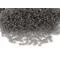 Kásagyöngy 12/0 - 2 mm transparent frosted - 5 (M12) szürke (450 g-os csomagolás)