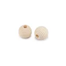 Fa gyöngyök nem lakkozott Ø14 mm - természetes világos (120 db-os csomagolás) Fa gyöngyök nem lakkozott Ø14 mm - természetes világos (120 db-os csomagolás)