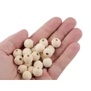 Fa gyöngyök nem lakkozott Ø14 mm - természetes világos (120 db-os csomagolás) Fa gyöngyök nem lakkozott Ø14 mm - természetes világos (120 db-os csomagolás)