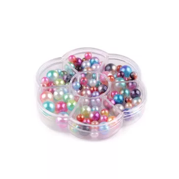 Műanyag gyöngy készlet - 2 mix golyók (3 box)
