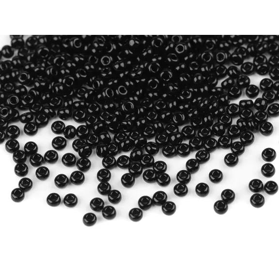 Rokail Preciosa kásagyöngy 3 mm - 23980 fekete (200 g-os csomagolás) Rokail Preciosa kásagyöngy 3 mm - 23980 fekete (200 g-os csomagolás)
